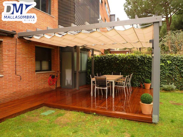 Mallasombra Para Pérgola En Jardín Dm En Dm Malla Sombra Contamos Con Todo Tipo De Para Construcción Redes Nylon Decorativa Mallasombra Pérgola Velarías