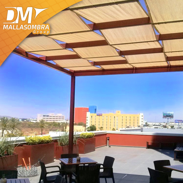 Malla Sombra Raschel 95% para estacionamiento – DM Mallasombra